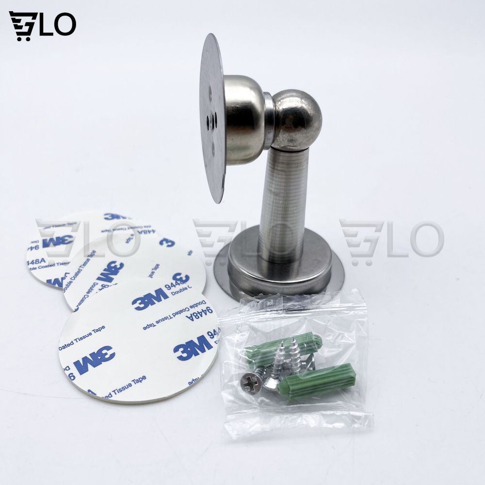 Hít Cửa Inox, Hút Chặn Giữ Cửa Nam Châm Loại Một