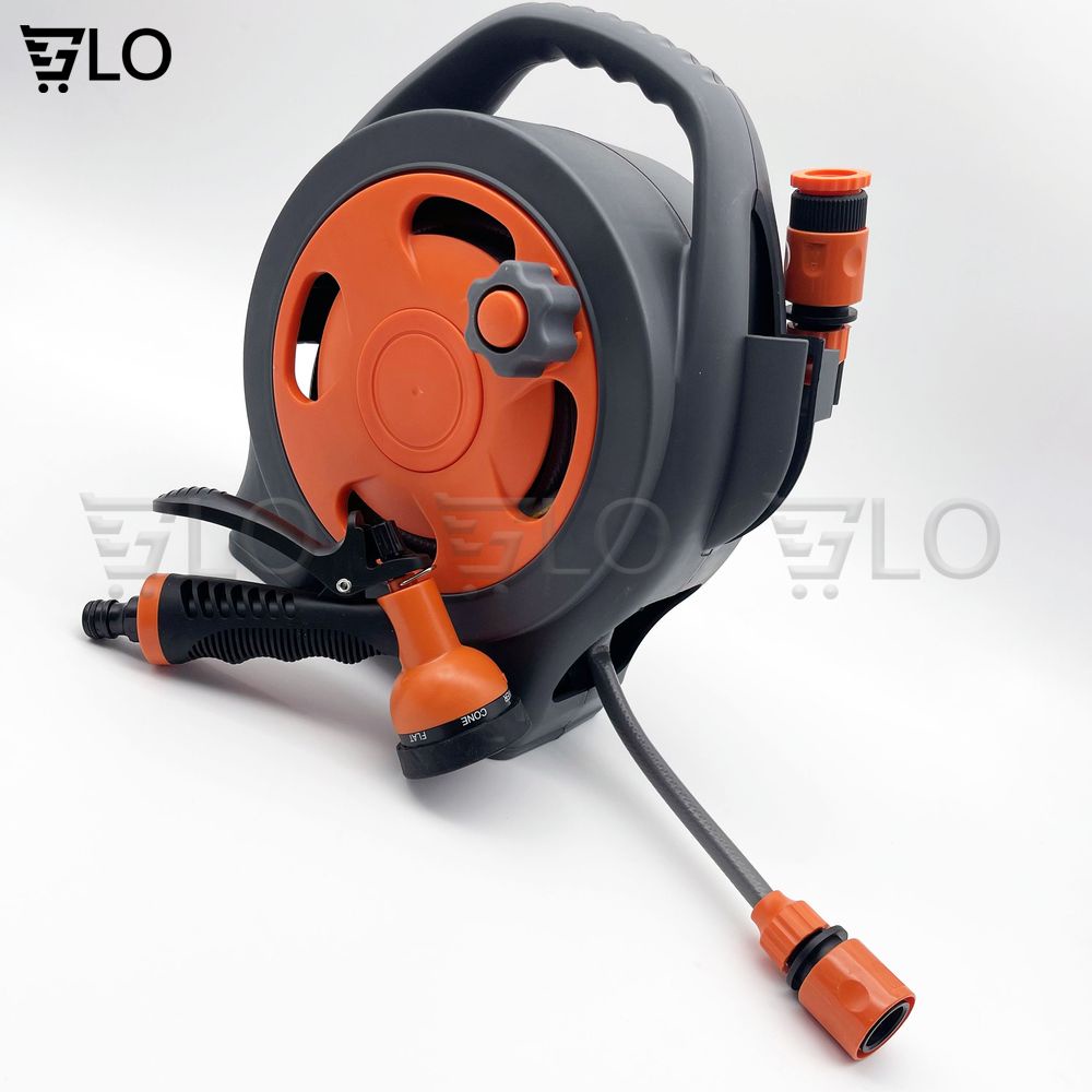Bộ Vòi Rửa Xe, Tưới Cây Rulo Thu Cuộn Ống Nước