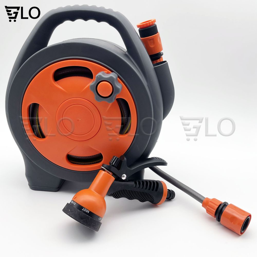 Bộ Vòi Rửa Xe, Tưới Cây Rulo Thu Cuộn Ống Nước