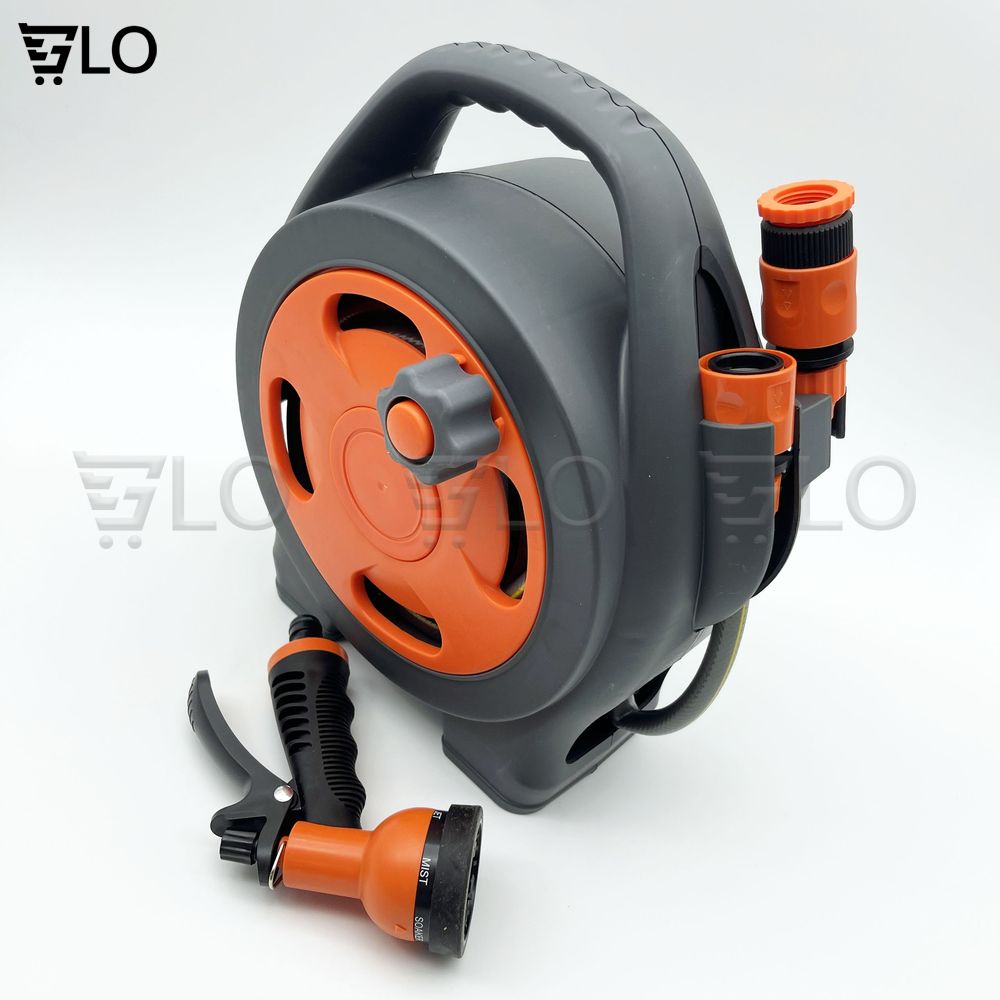Bộ Vòi Rửa Xe, Tưới Cây Rulo Thu Cuộn Ống Nước