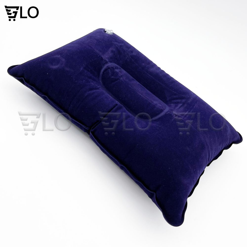 Gối Hơi Du Lịch Tựa Lưng Hình Vuông 38x24cm