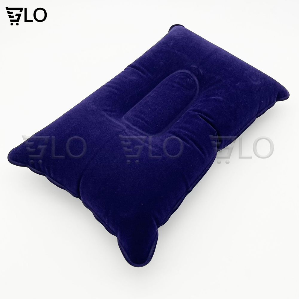 Gối Hơi Du Lịch Tựa Lưng Hình Vuông 38x24cm
