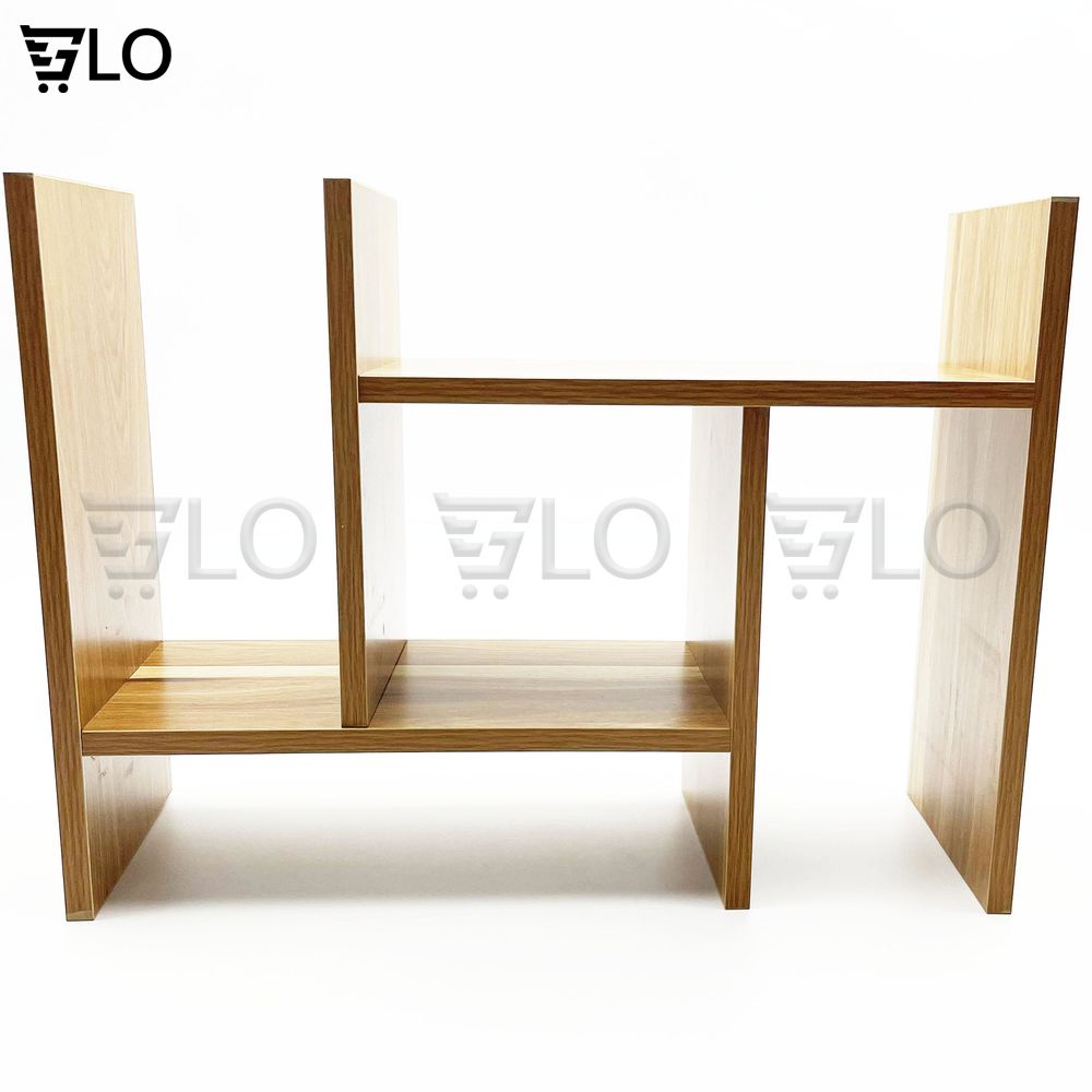 Kệ Sách Gỗ Mini Lắp Ghép Để Bàn Học