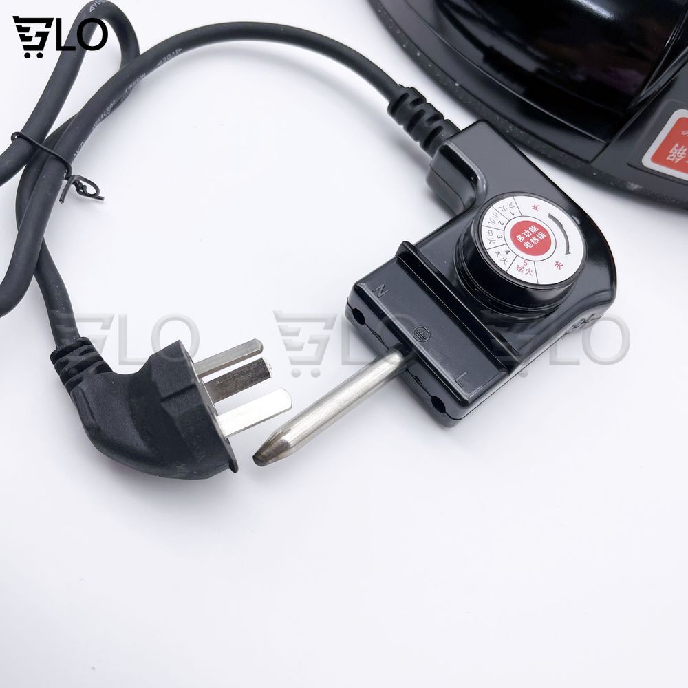 Chảo Lẩu Nướng Điện Tròn 2 Ngăn 2 In 1 Cao Cấp