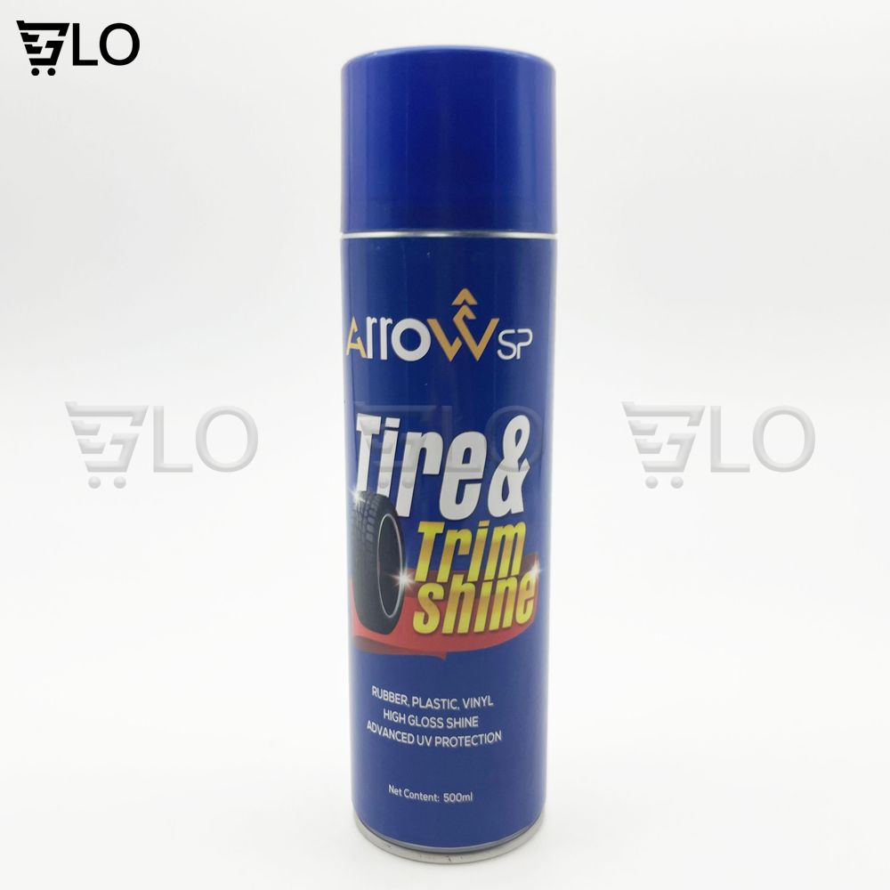 Chai Xịt Đánh Bóng Vỏ Xe Và Dưỡng Nhựa Đen Nhám Arrow Sp Tire & Trim Shine 500ml