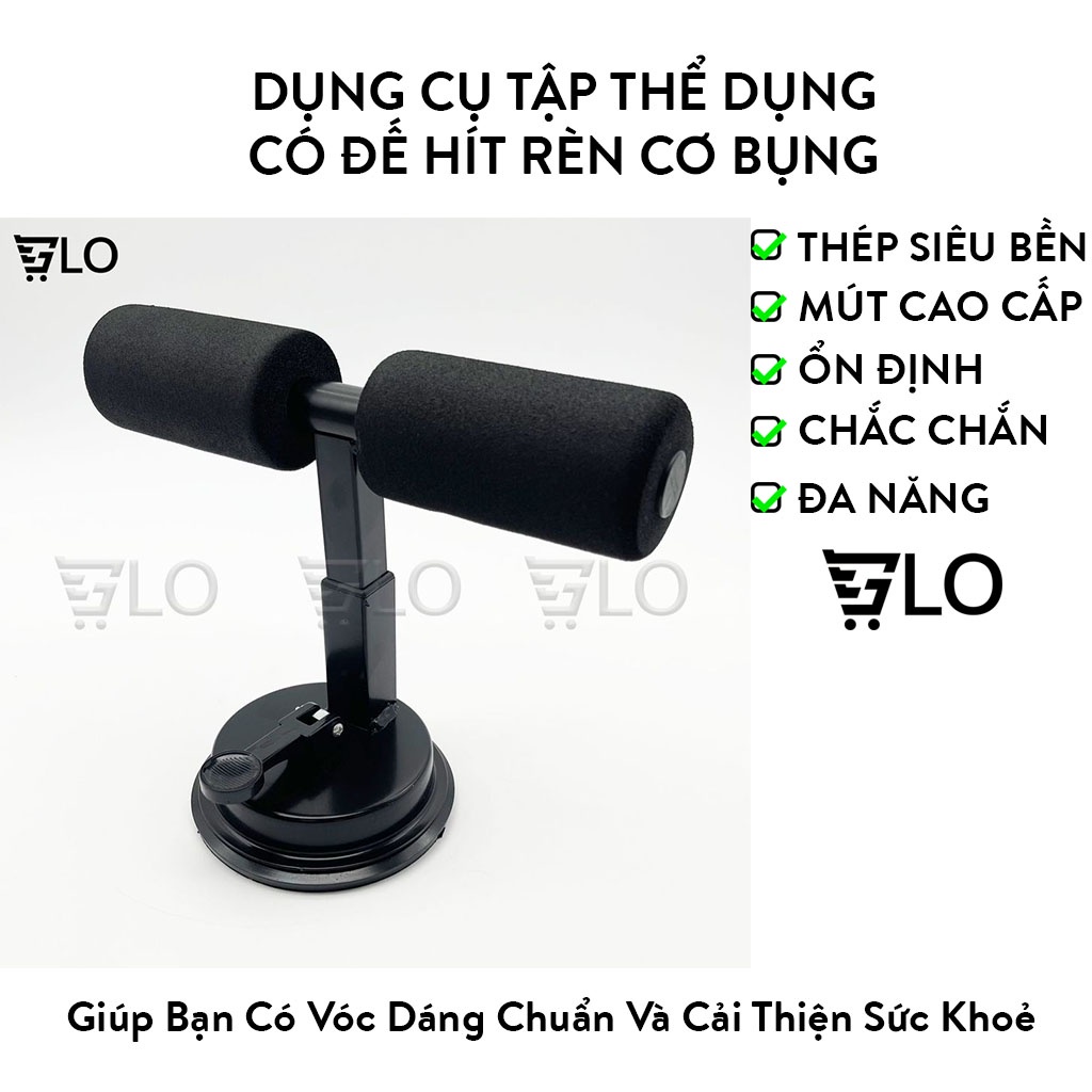 Dụng Cụ Tập Thể Dụng Có Đế Hít Rèn Cơ Bụng Tại Nhà Giúp Eo Thon Đa Năng