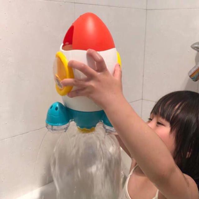 Tên Lửa Vũ Trụ Tự Xoay Phun Nước - Đồ Chơi Nhà Tắm Cho Bé