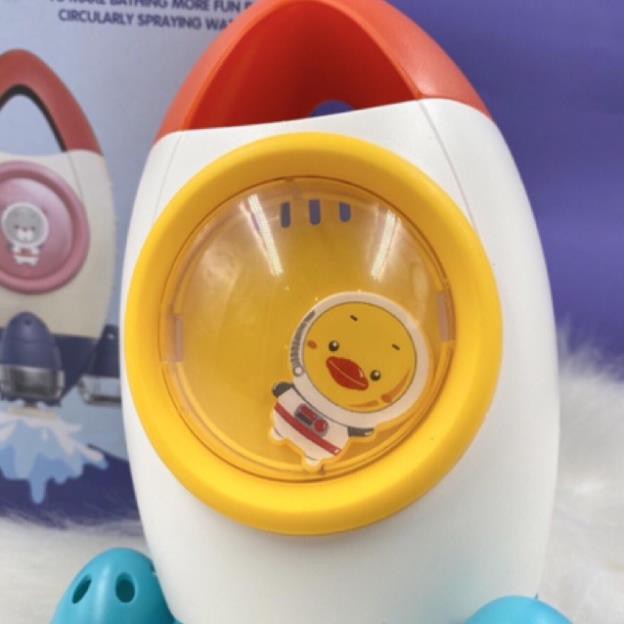 Tên Lửa Vũ Trụ Tự Xoay Phun Nước - Đồ Chơi Nhà Tắm Cho Bé
