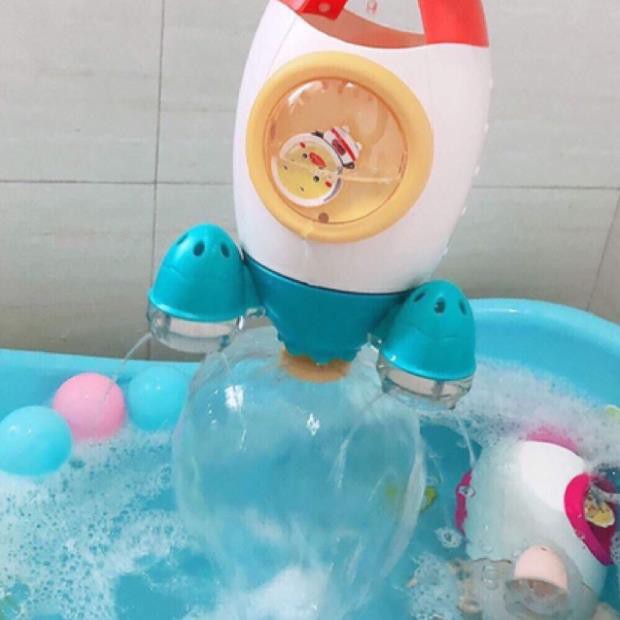Tên Lửa Vũ Trụ Tự Xoay Phun Nước - Đồ Chơi Nhà Tắm Cho Bé