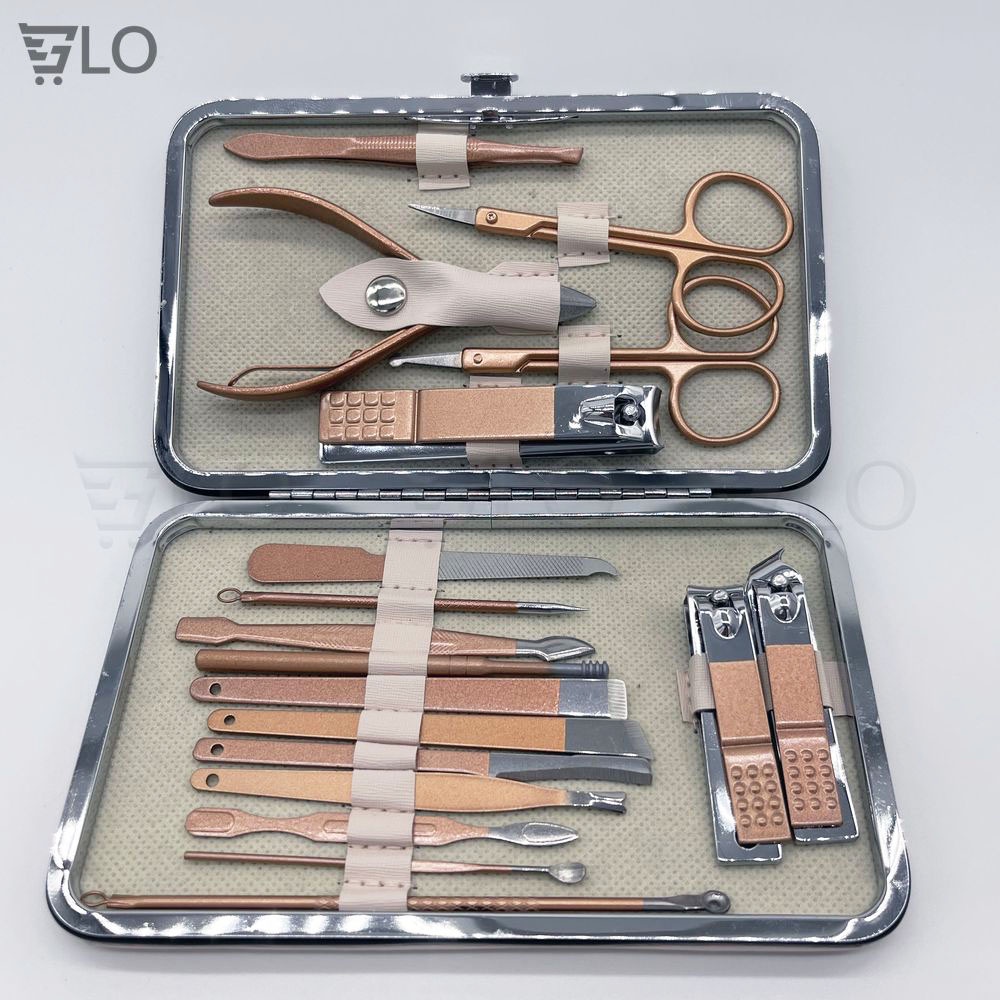 Bộ Dụng Cụ Làm Móng 18 Món Lớn Cao Cấp Tiện Dụng