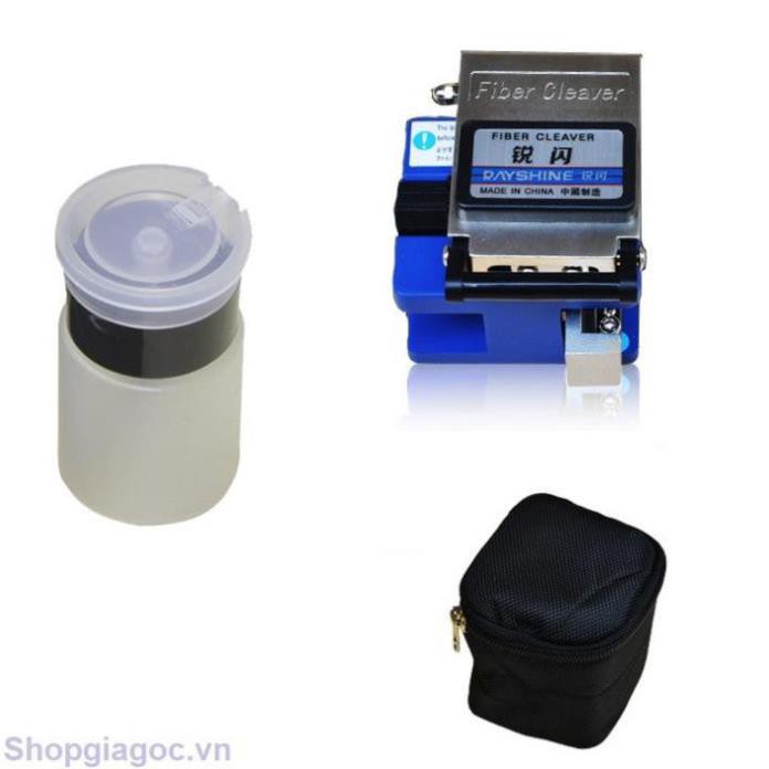 Bộ Dụng Cụ Thi Công Cáp Quang Gồm 5 Sản Phẩm Máy Đo Công Suất Quang Hx - Dao Quang Fc 6s - Tặng Kèm 1 Túi Đựng