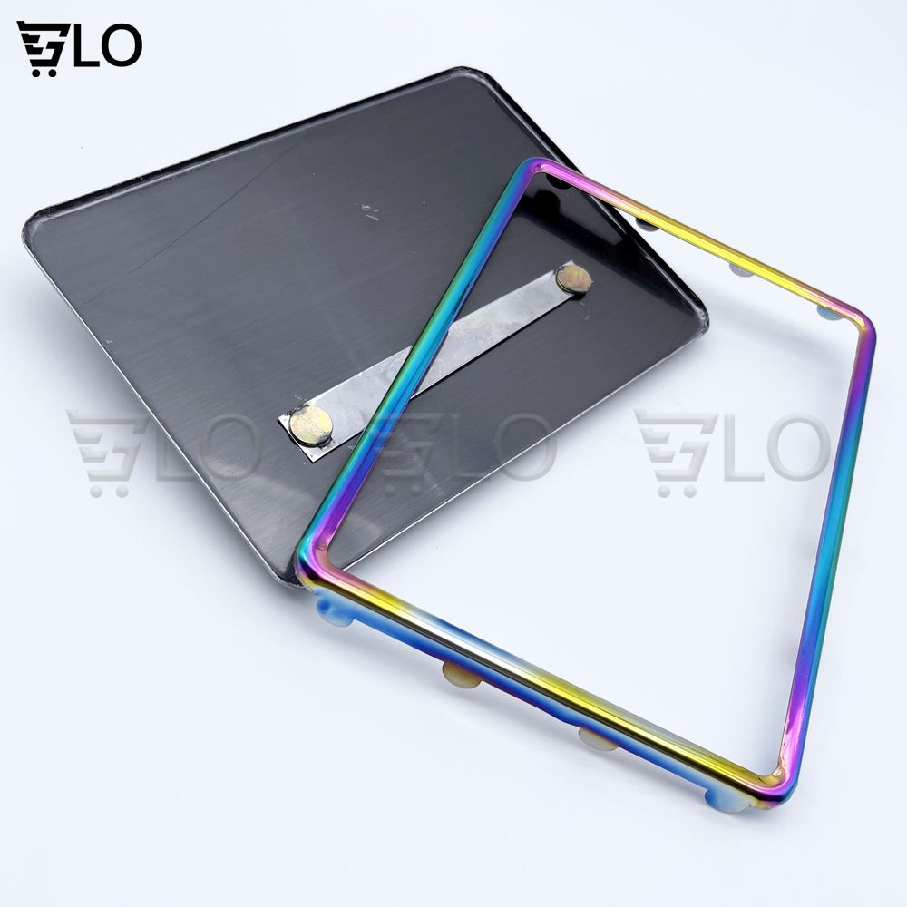 Khung Biển Số Xe Titan 7 Màu Dành Cho Xe Máy Kèm Mica