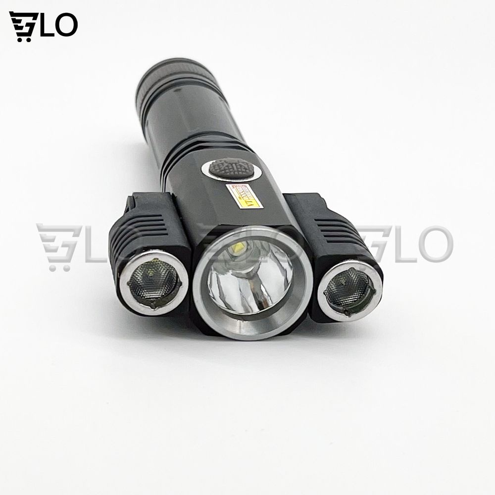 Đèn Pin Siêu Sáng Kinsach Ks-738 3 Bóng Xoay 360 Độ