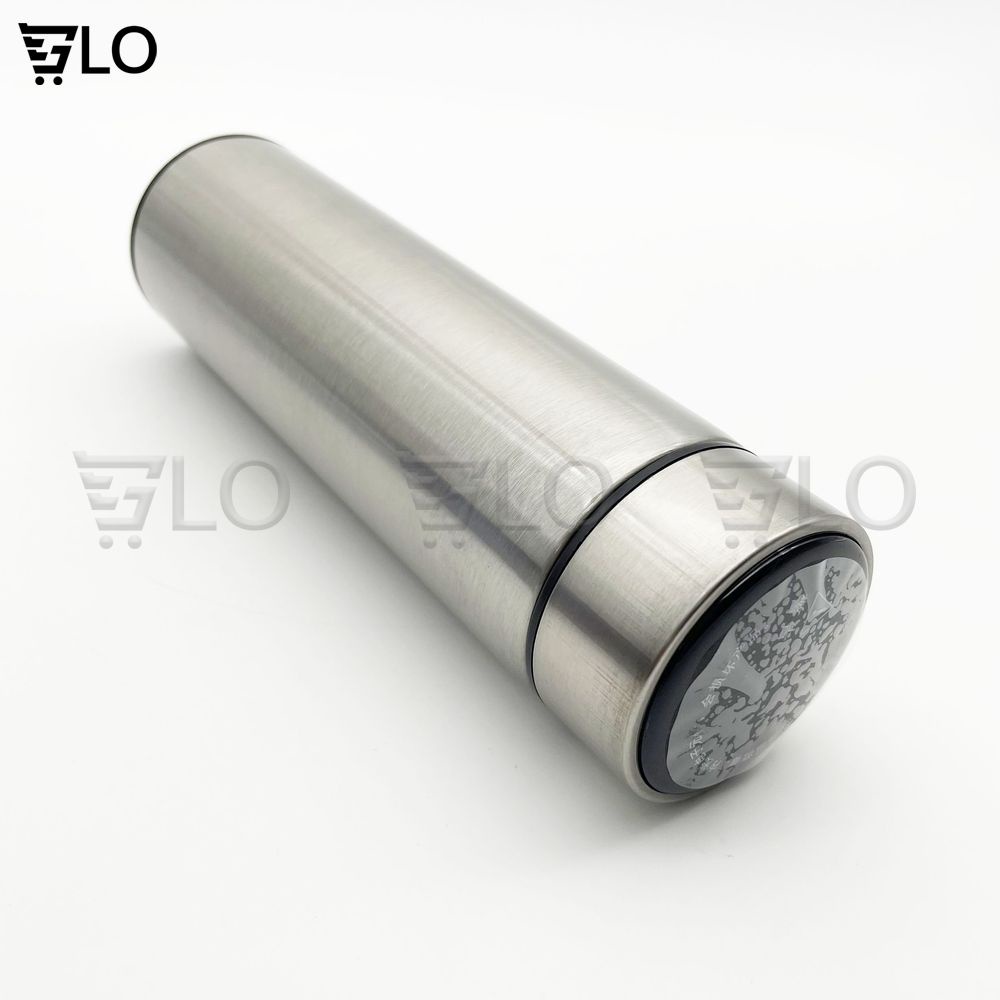 Bình nước giữ nhiệt inox 480ml hiển thị nhiệt độ - Lọ ly giữ nhiệt thông minh có đo hiển thị nhiệt độ