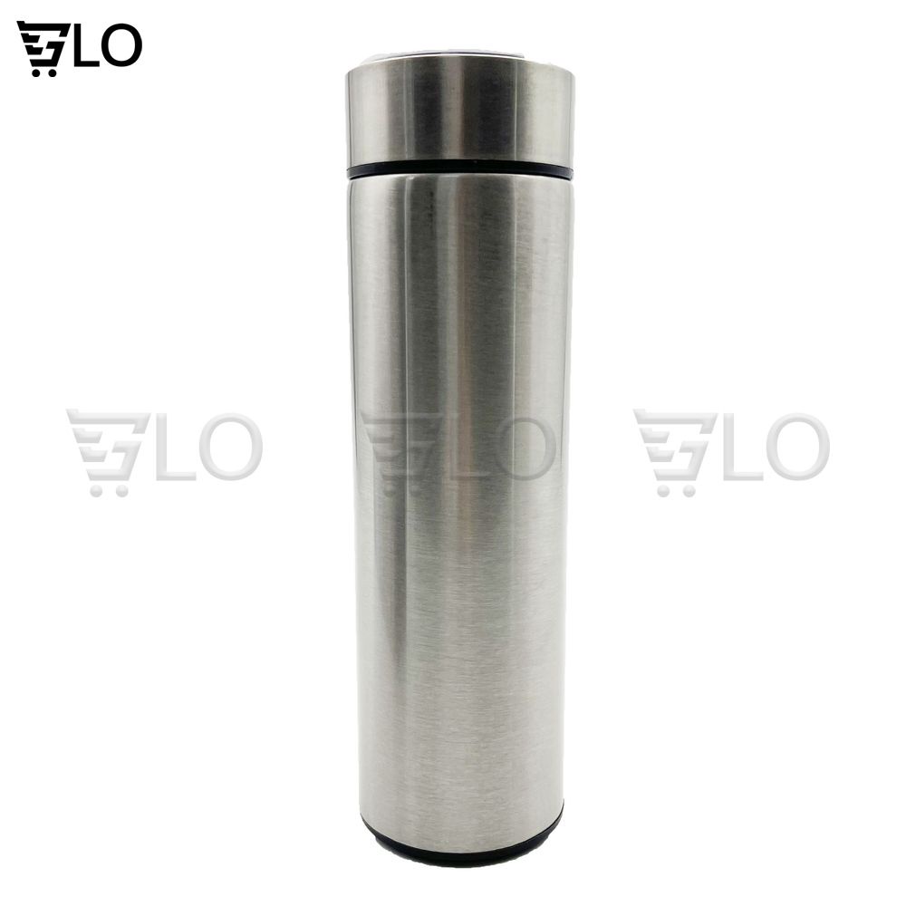 Bình nước giữ nhiệt inox 480ml hiển thị nhiệt độ - Lọ ly giữ nhiệt thông minh có đo hiển thị nhiệt độ