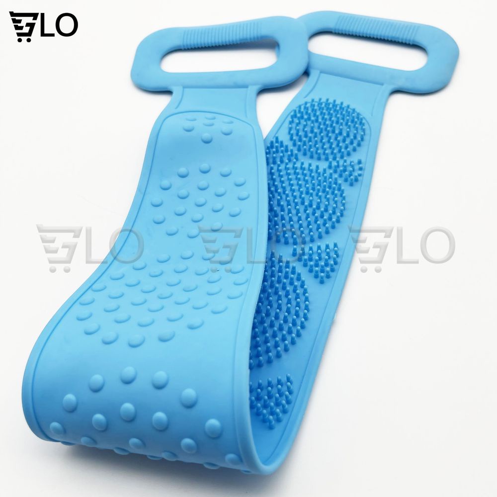 Dây Tắm Chà Cọ Lưng Silicon 2 Mặt Siêu Hot