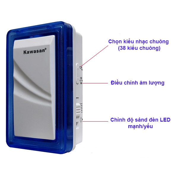 Chuông Cửa Không Dây Kawasan KW-DB658