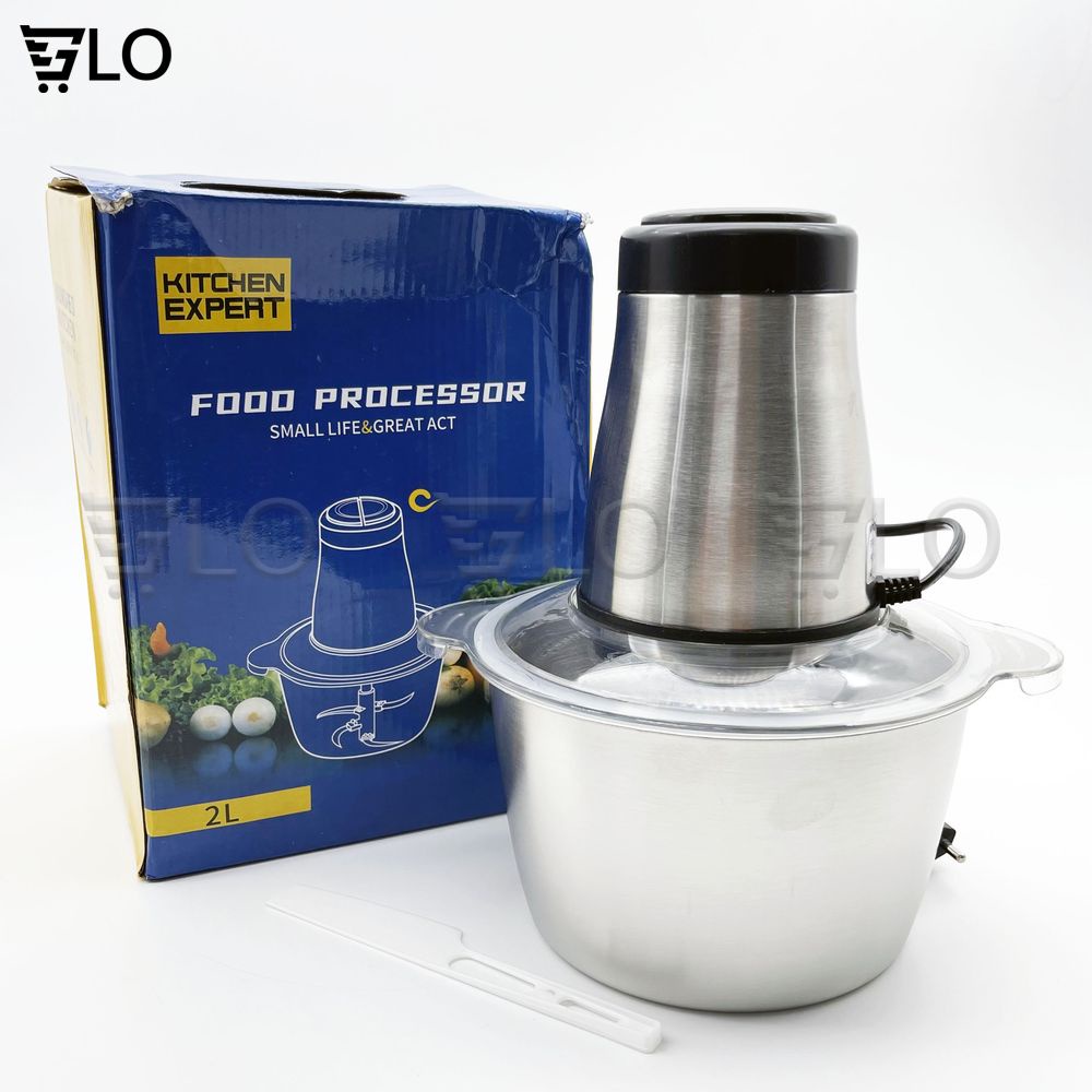 Máy Xay Thịt Đa Năng Cối Inox 304 4 Lưỡi Siêu Bén Chính Hãng, Công Suất 250w
