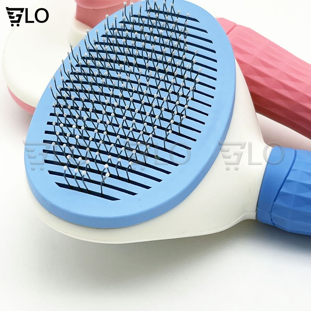 Bàn Chải Lông Chó Mèo, Giúp Loại Bỏ Tối Đa Lông Rụng Trên Người Thú Cưng
