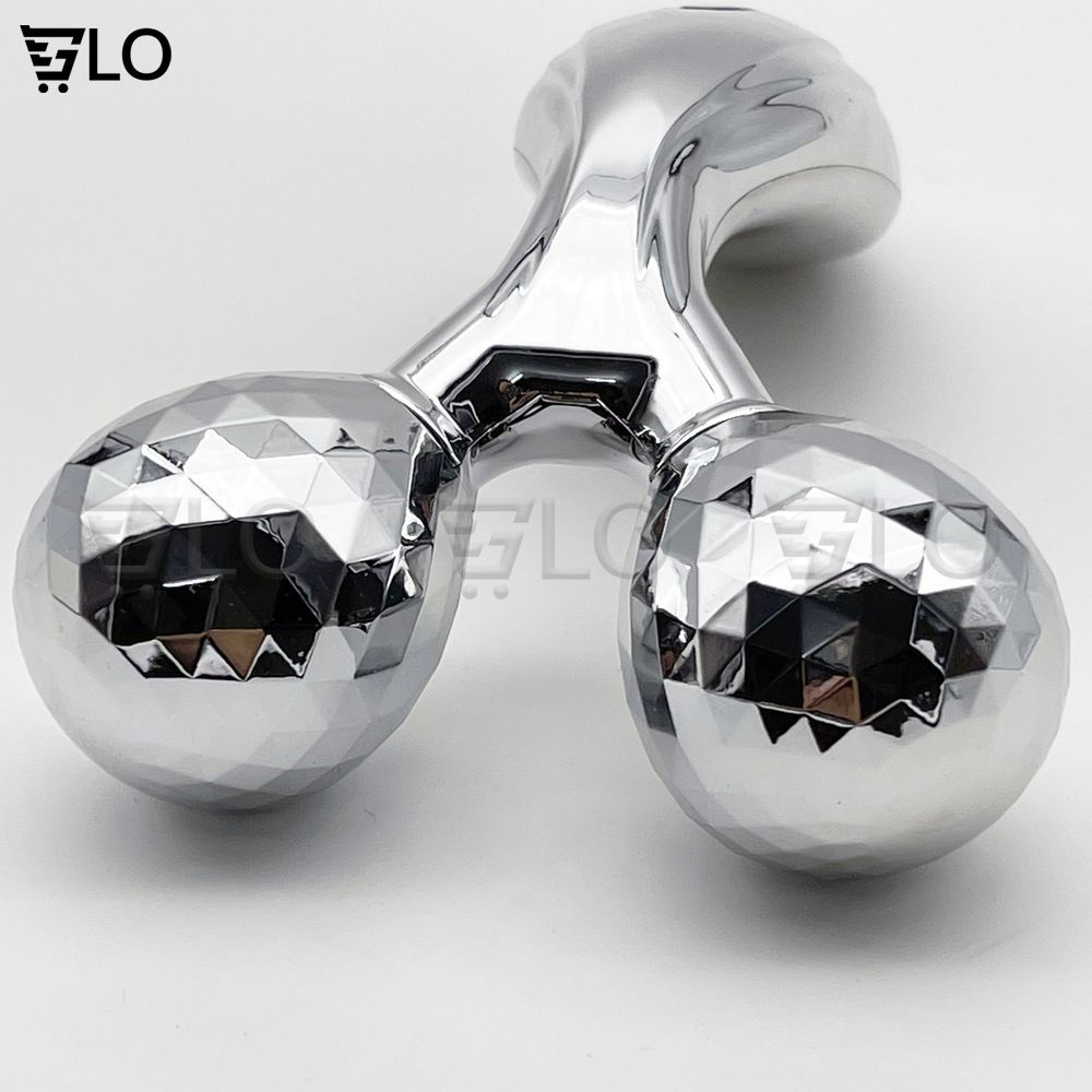 Cây Lăn Massage Mặt 3D Loại Lớn - Mát Xa Đẹp Da, Tạo Cằm V-Line, Thon Gọn Đùi, Giảm Mỡ Bụng
