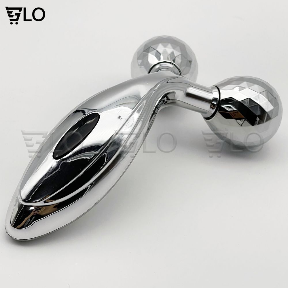 Cây Lăn Massage Mặt 3D Loại Lớn - Mát Xa Đẹp Da, Tạo Cằm V-Line, Thon Gọn Đùi, Giảm Mỡ Bụng