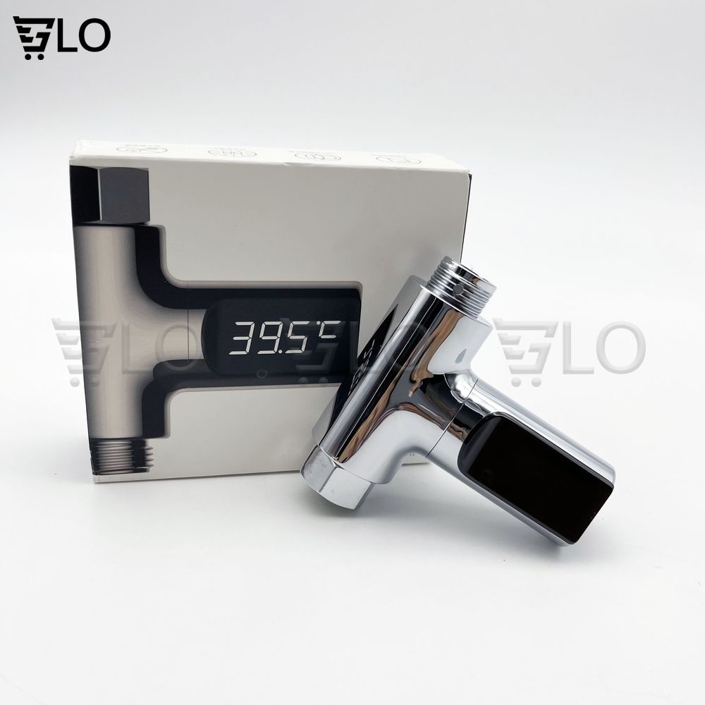 Nhiệt Kế Vòi Hoa Sen Đèn Led Không Dùng Pin