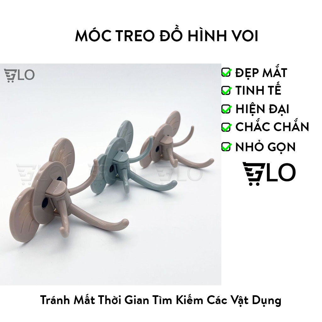 Móc Treo Đồ Hình Voi Tiện Dụng