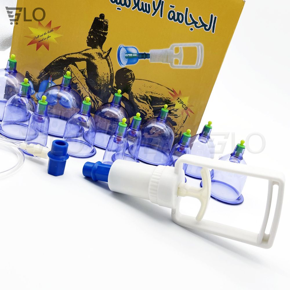 Bộ Dụng Cụ Giác Hơi Chân Không 12 Món Không Dùng Lửa An Toàn, Tiện Lợi