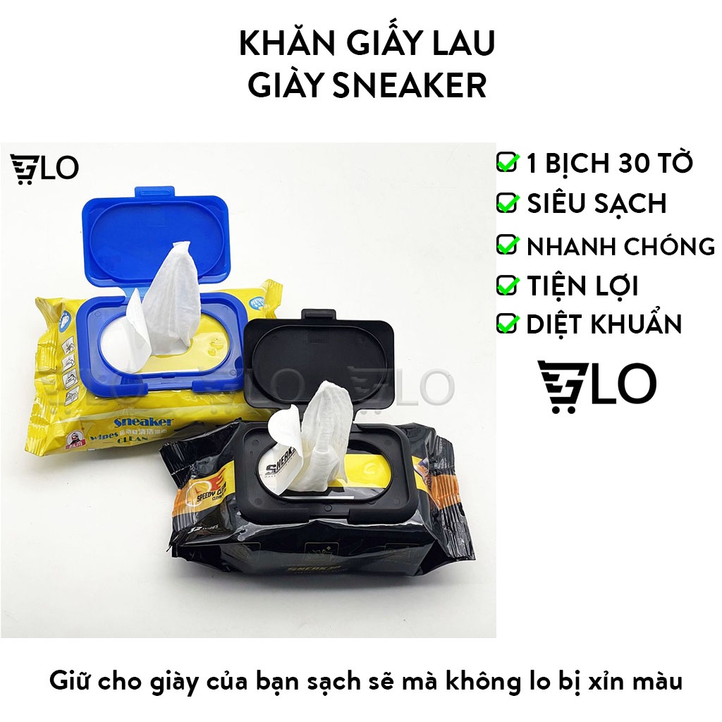 Khăn Giấy Lau Giày Sneaker Thần Thánh Bịch 30 Tờ