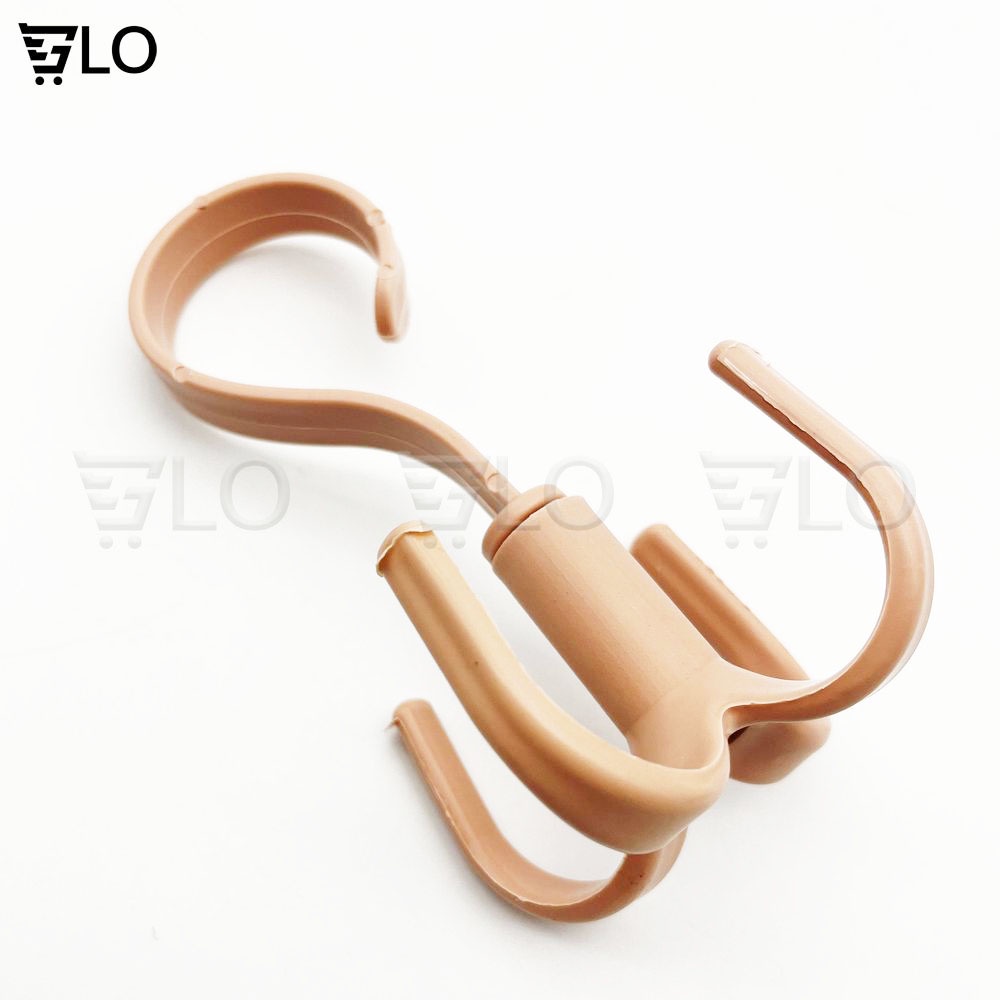 Móc Nhựa Xoay 360 Độ 4 Chấu Tiện Dụng Treo Đồ, Phơi Quần Áo, Túi, Thắt Lưng, Giày Dép, Khăn Chịu Lực Cao