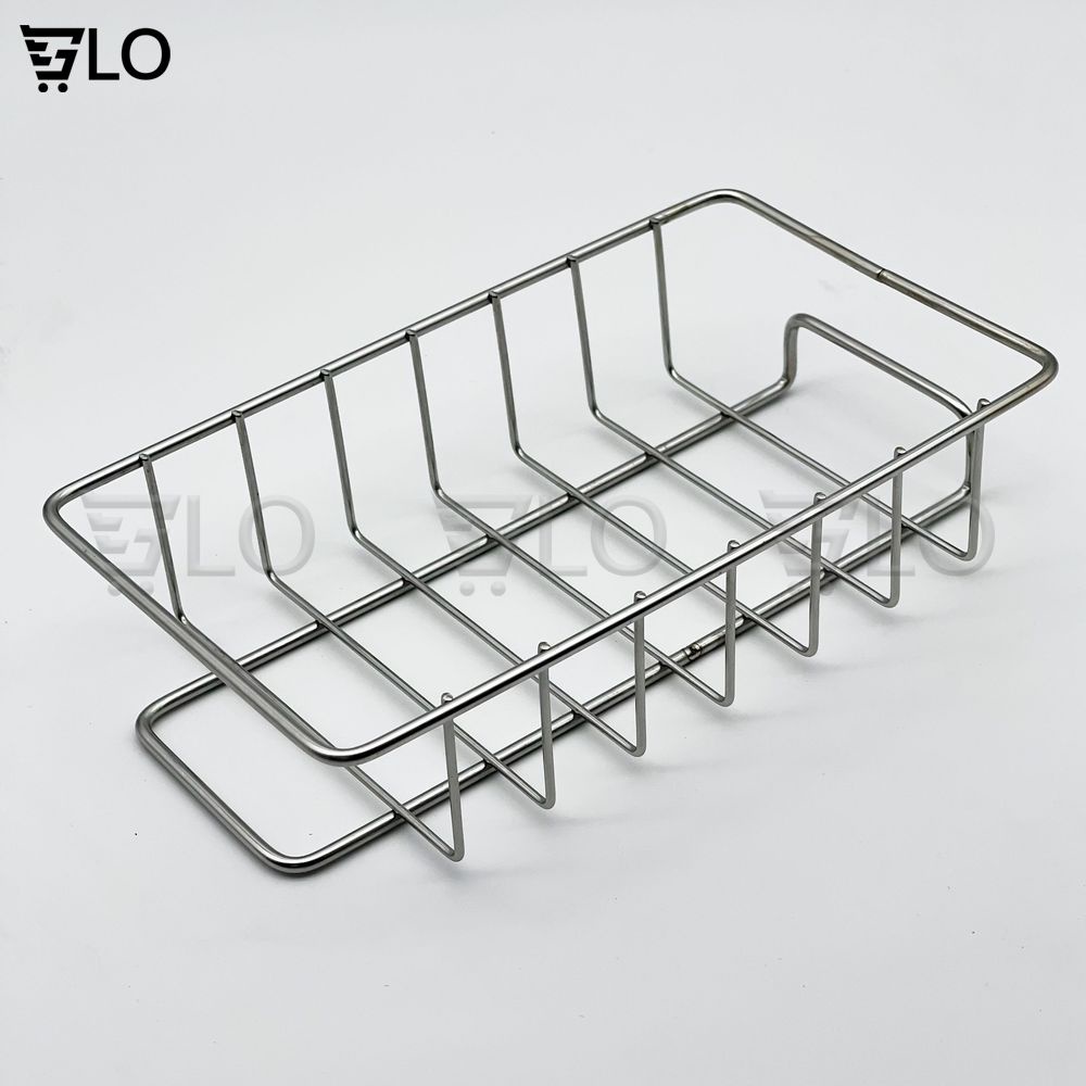 Khay Inox Gắn Vòi Rữa Chén, Lavabo, Kệ Giá Treo Để Đồ, Dụng Cụ Đa Năng Tiện Dụng