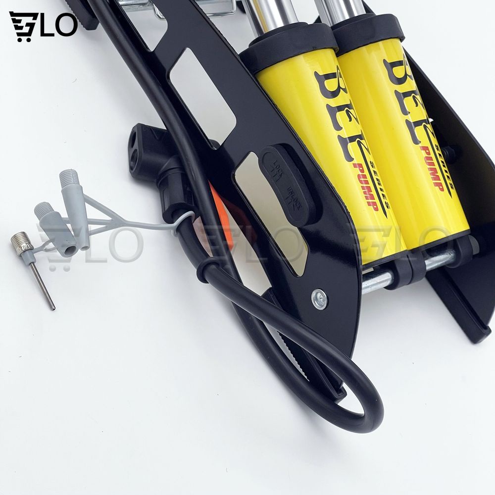 Bơm Đạp Chân Xe Máy 2 Ống J44b-01 Bee Cho Xe Đạp, Xe Hơi Cao Cấp