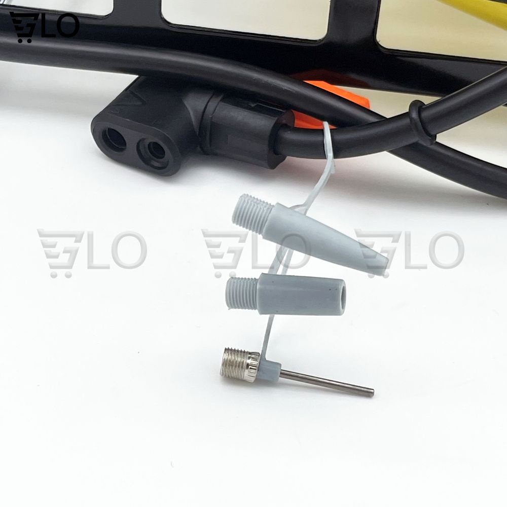 Bơm Đạp Chân Xe Máy 2 Ống J44b-01 Bee Cho Xe Đạp, Xe Hơi Cao Cấp