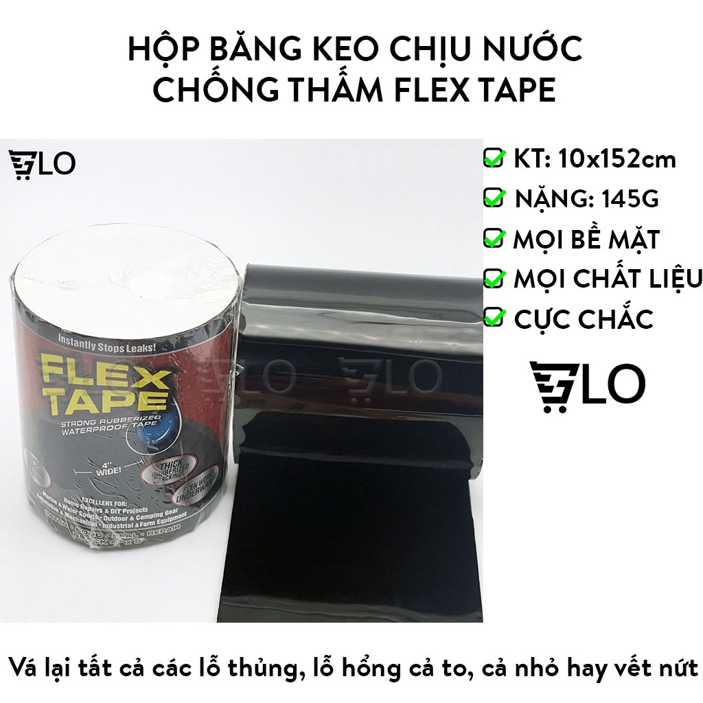 Hộp Băng Keo Chịu Nước Chống Thấm Flex Tape