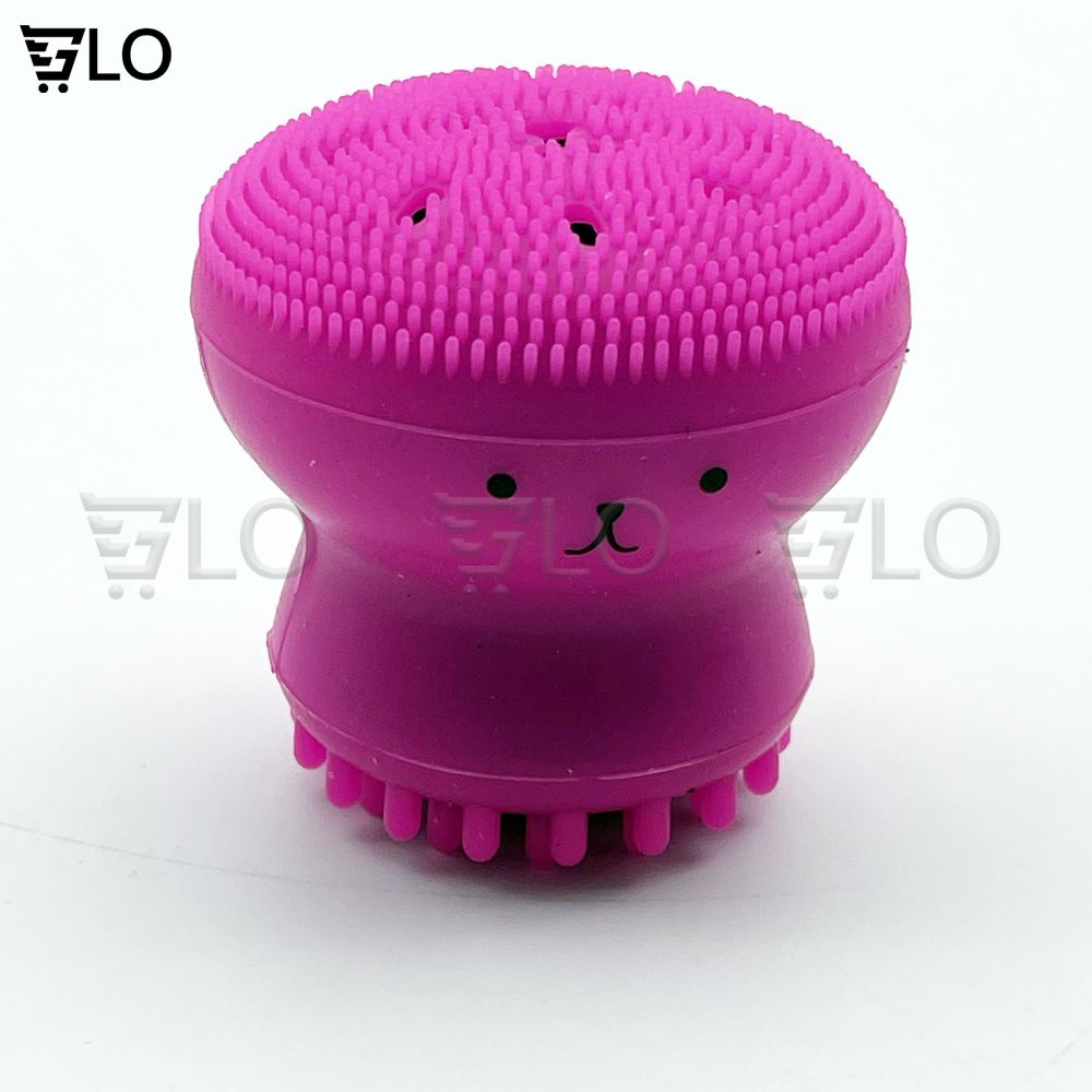 Cọ Massage Bạch Tuộc Rửa Mặt 2 Đầu Giúp Sạch Mụn