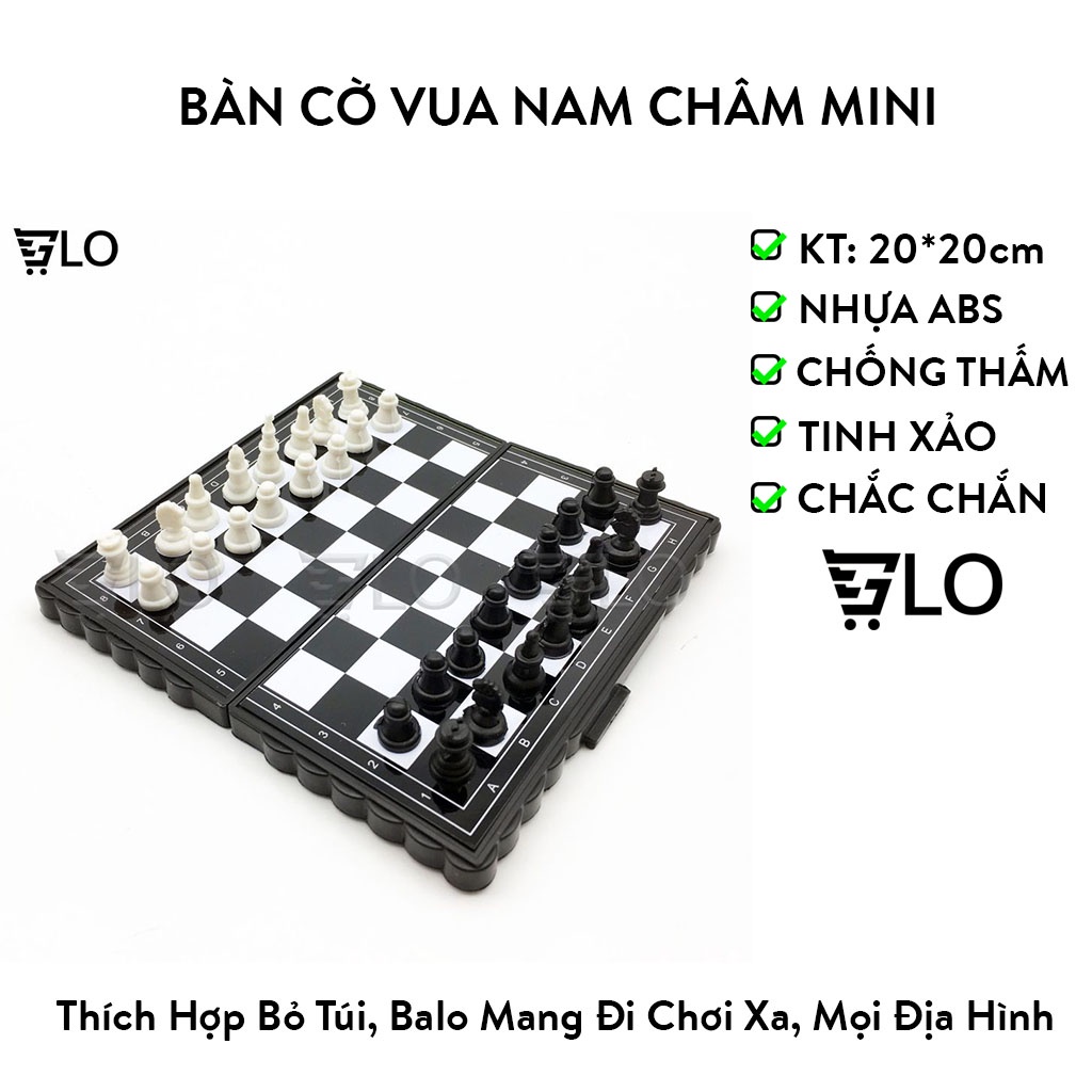 Bàn Cờ Vua Nam Châm Mini