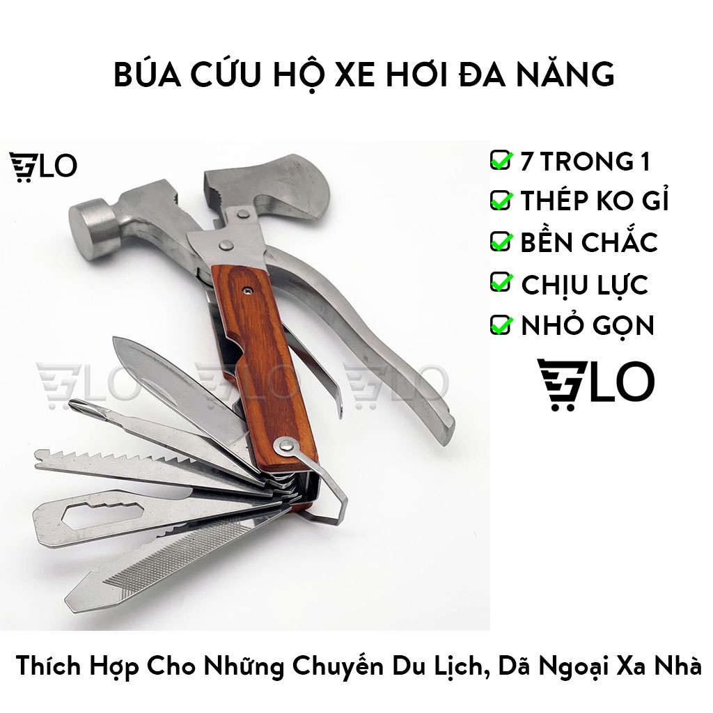 Búa Cứu Hộ Xe Hơi Đa Năng Tiện Dụng