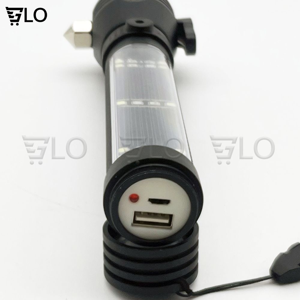 Đèn Pin Đa Năng T08 Dùng Năng Lượng Mặt Trời