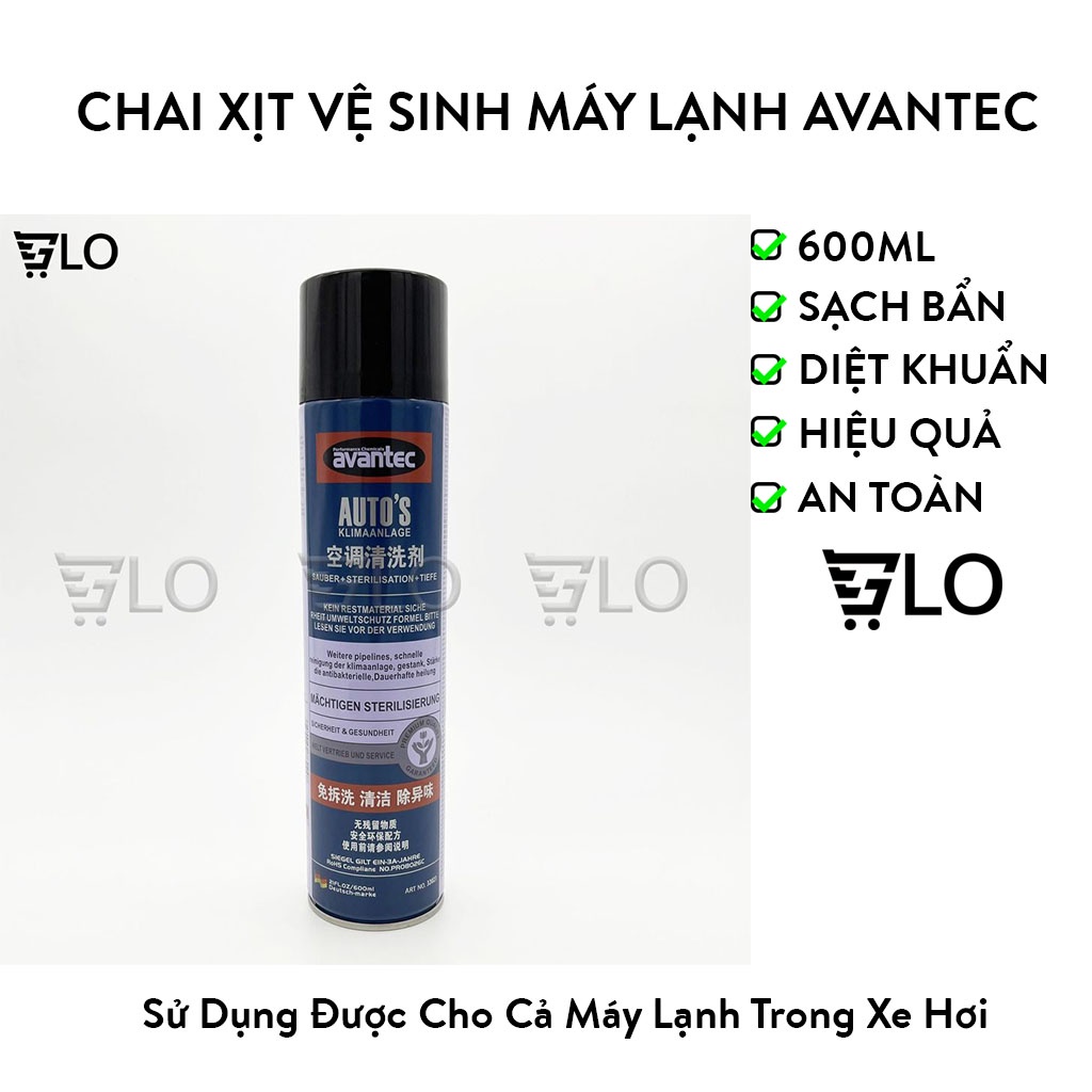 Chai Xịt Vệ Sinh Máy Lạnh Avantec 600ml