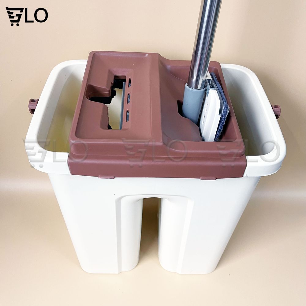 Bộ Cây Lau Nhà 2 Ngăn Tự Vắt Tiện Dụng