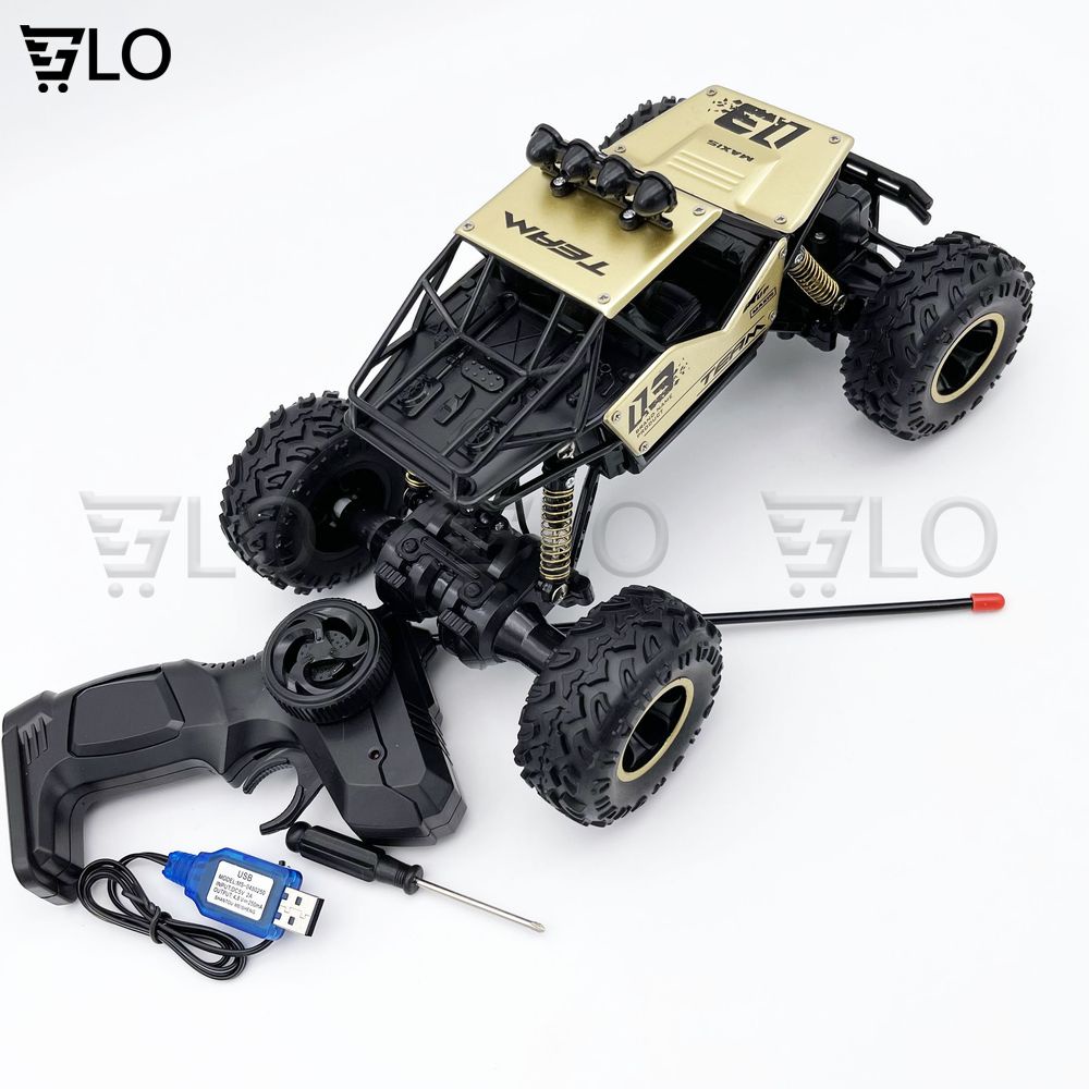 Xe Đua Địa Hình Điều Khiển Từ Xa Sóng 2.4g Tỉ Lệ 1:16 Mô Hình Rock Crawler