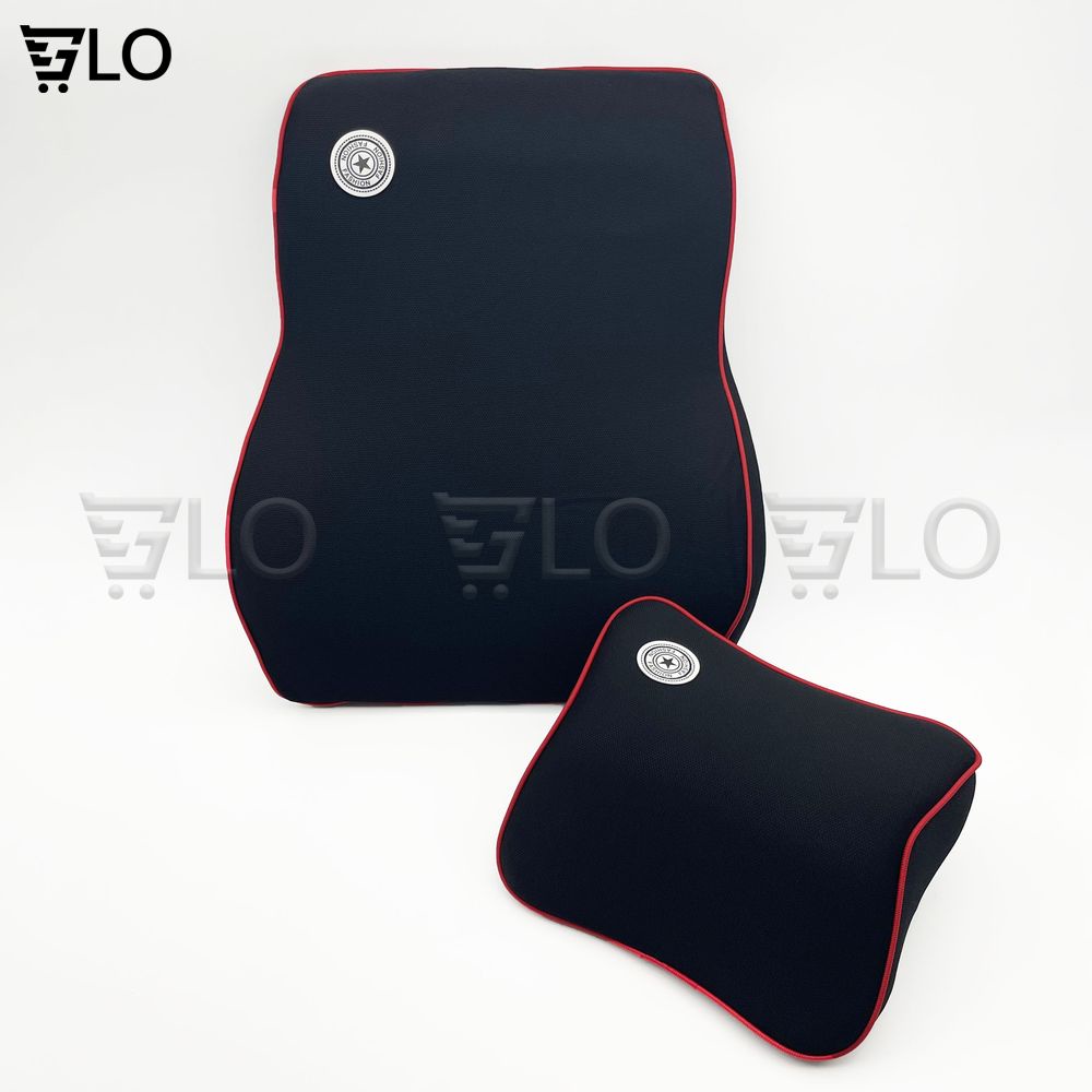 Bộ Gối Tựa Lưng Xe Hơi Cao Su Non