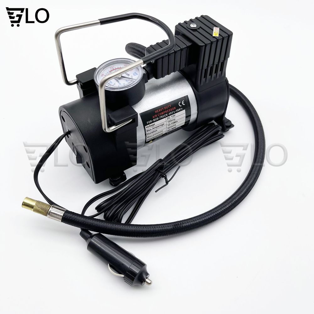Máy Bơm Lốp Xe 12v 150 Psi Cao Cấp Dùng Cổng Mồi Thuốc
