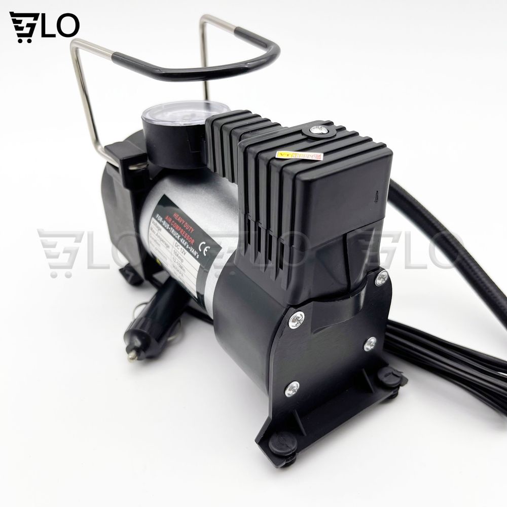 Máy Bơm Lốp Xe 12v 150 Psi Cao Cấp Dùng Cổng Mồi Thuốc