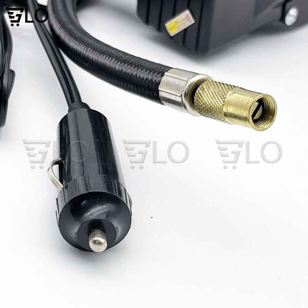 Máy Bơm Lốp Xe 12v 150 Psi Cao Cấp Dùng Cổng Mồi Thuốc
