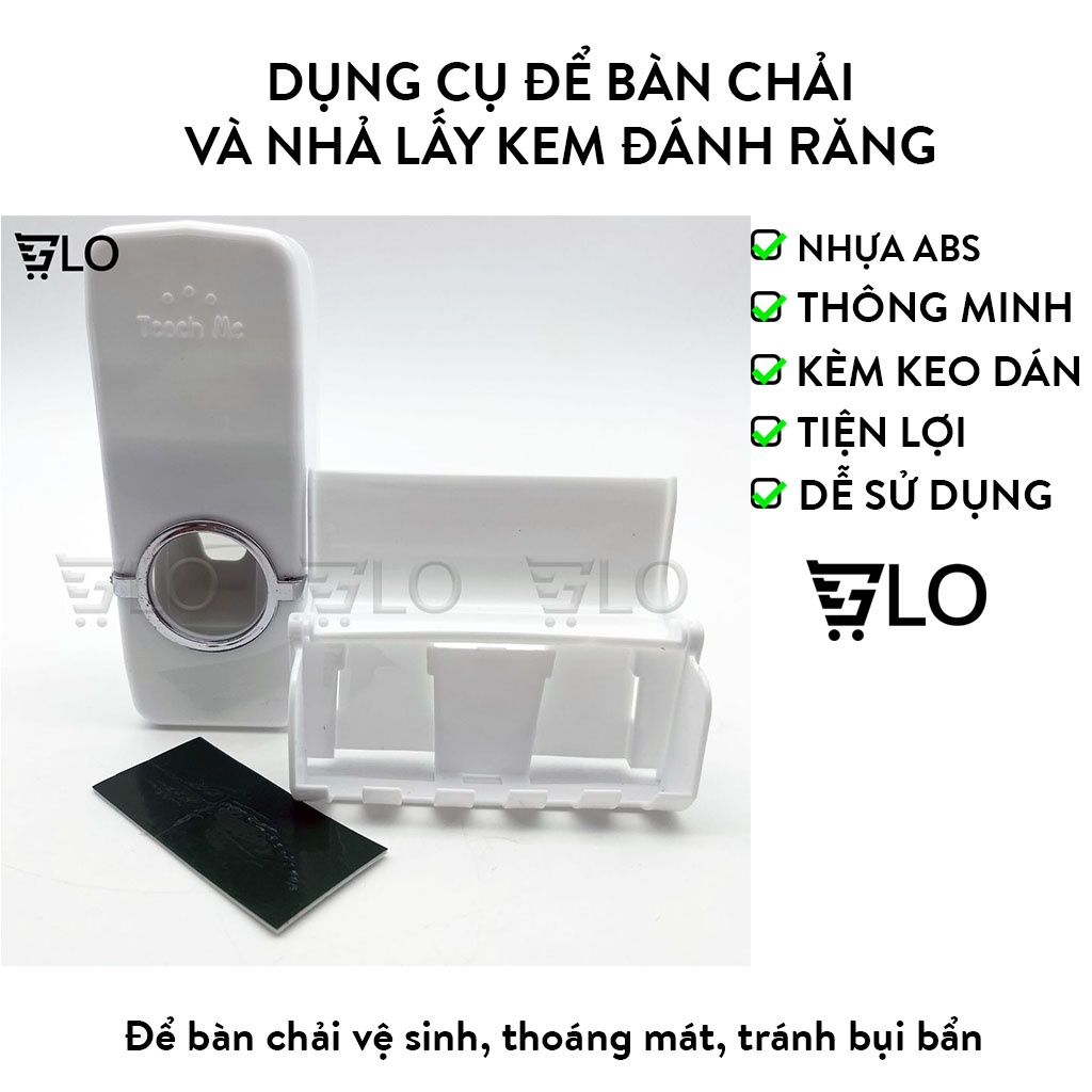 Dụng Cụ Để Bàn Chải Và Nhả Lấy Kem Đánh Răng Tự Động Touch Me