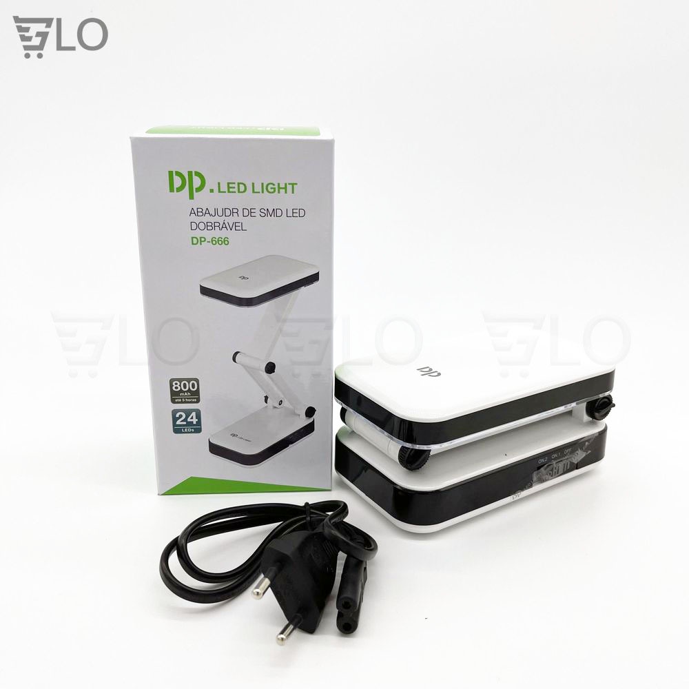 Đèn Led Để Bàn DP-666 Gấp Gọn Tiện Dụng 24 Bóng Hình Iphone