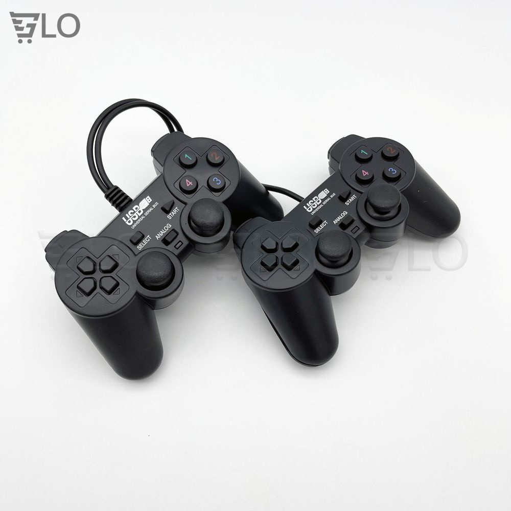 Tay Cầm Chơi Game Đôi Gamepad Có Rung Đen
