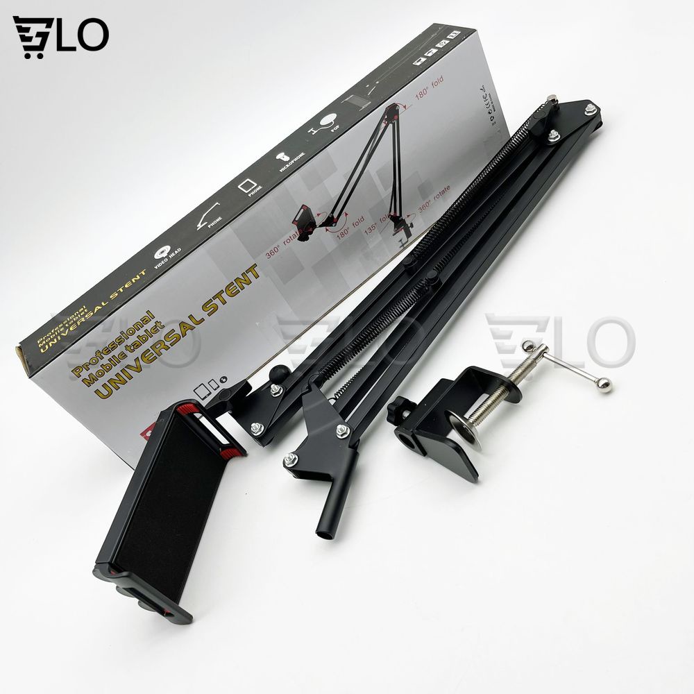 Giá Đỡ Kẹp Ipad, Máy Tính Bảng, Điện Thoại, Nintendo Switch Stands Để Đầu Giường, Cạnh Bàn Xoay 360 Độ