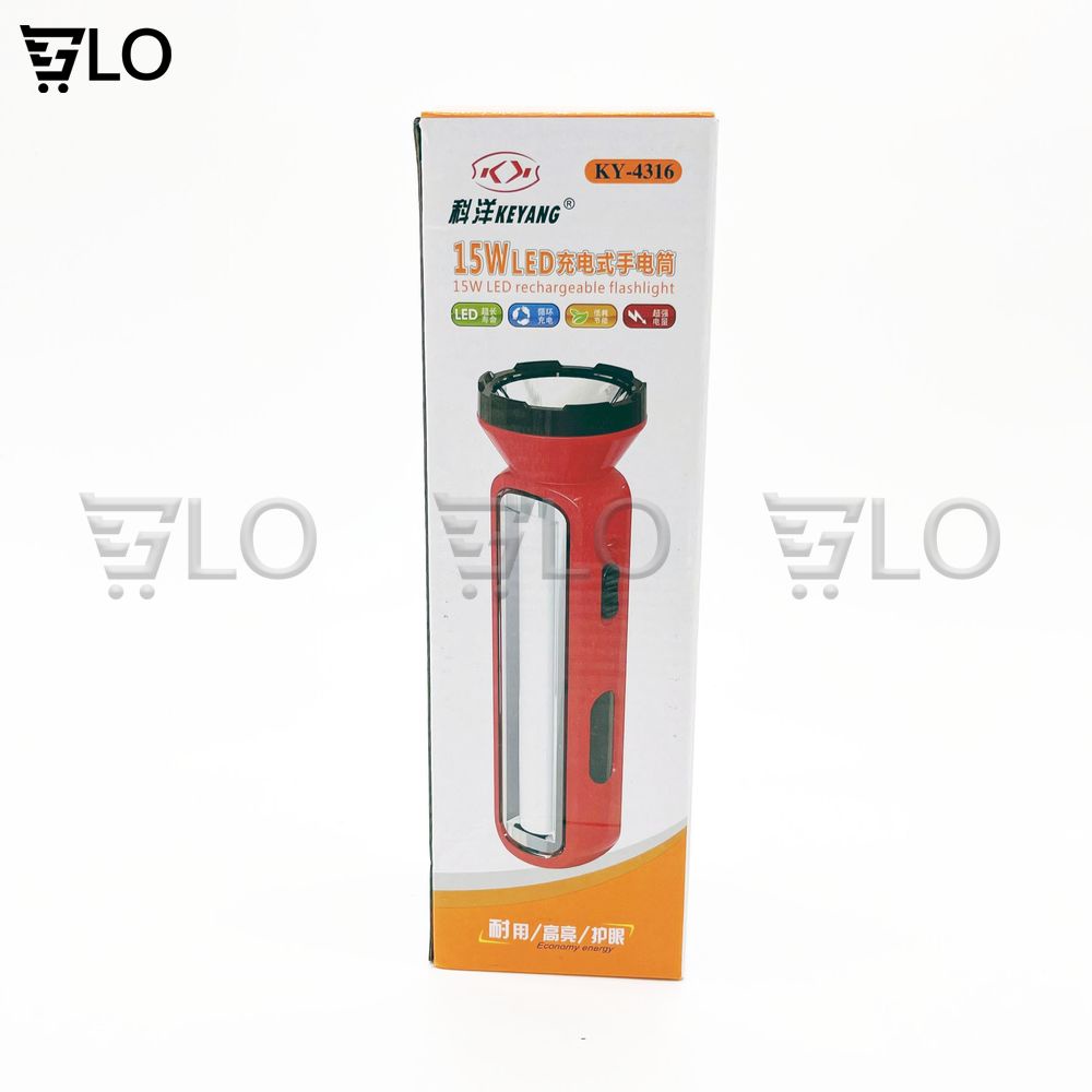 Đèn Pin 2 In 1 Kennede 4316 Mẫu Lớn Dùng Sạc 220v